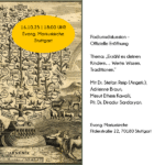 Podiumsdiskussion – Offizielle Eröffnung