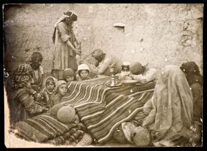 Jagdgesellschaft von Naser ad-Din Schah im Demawand-Gebirge um 1880