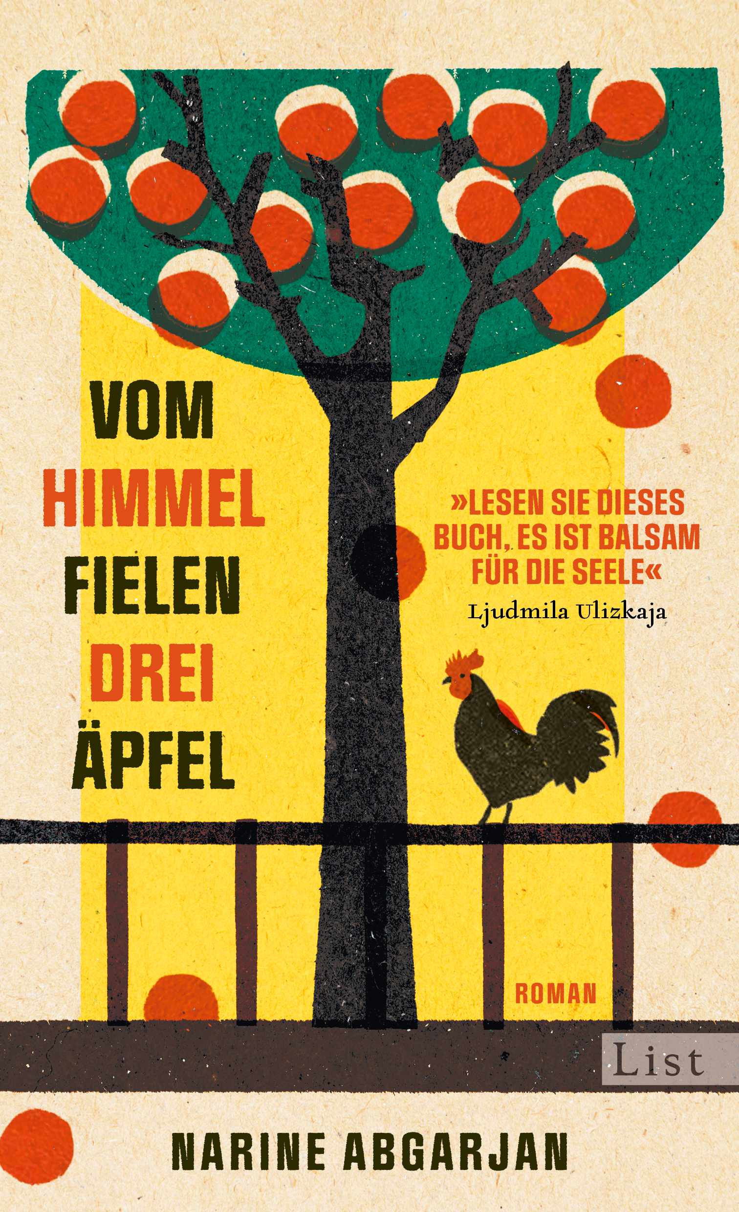 Buchcover Vom Himmel fielen drei Äpfel von Narine Abgarjan